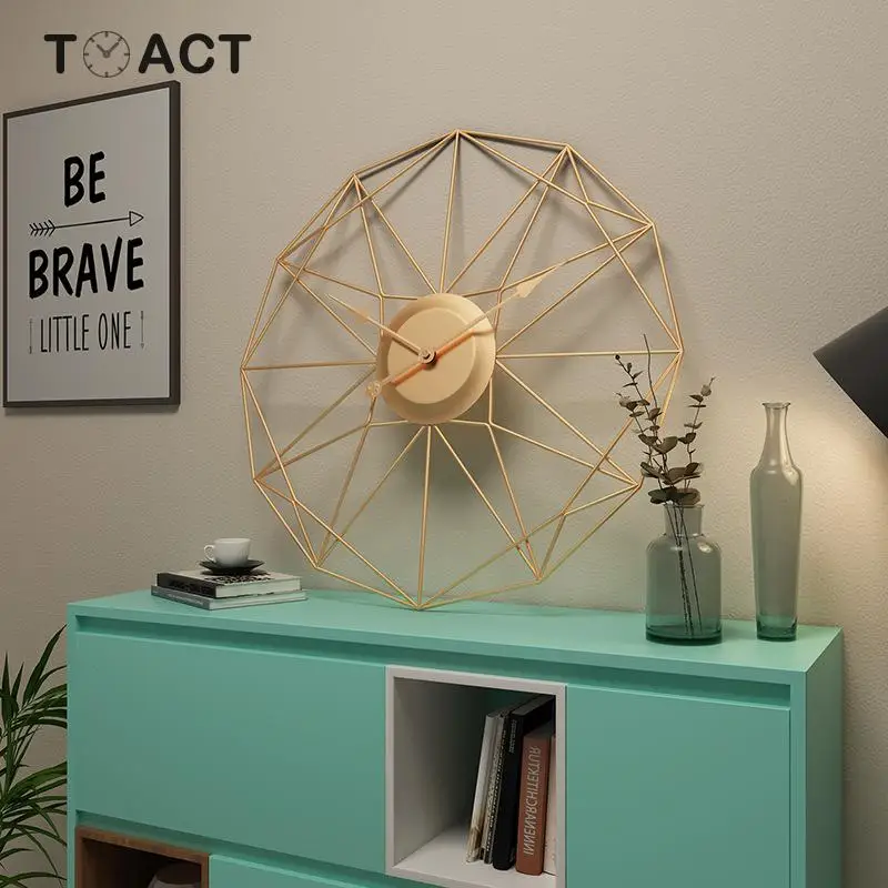 Настенные часы в скандинавском стиле украшение для гостиной настенные с