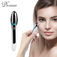facial eye massager pen with ems vibration for reducing dark circles puffy anti aging anti wrinkle eye care facial massage wand