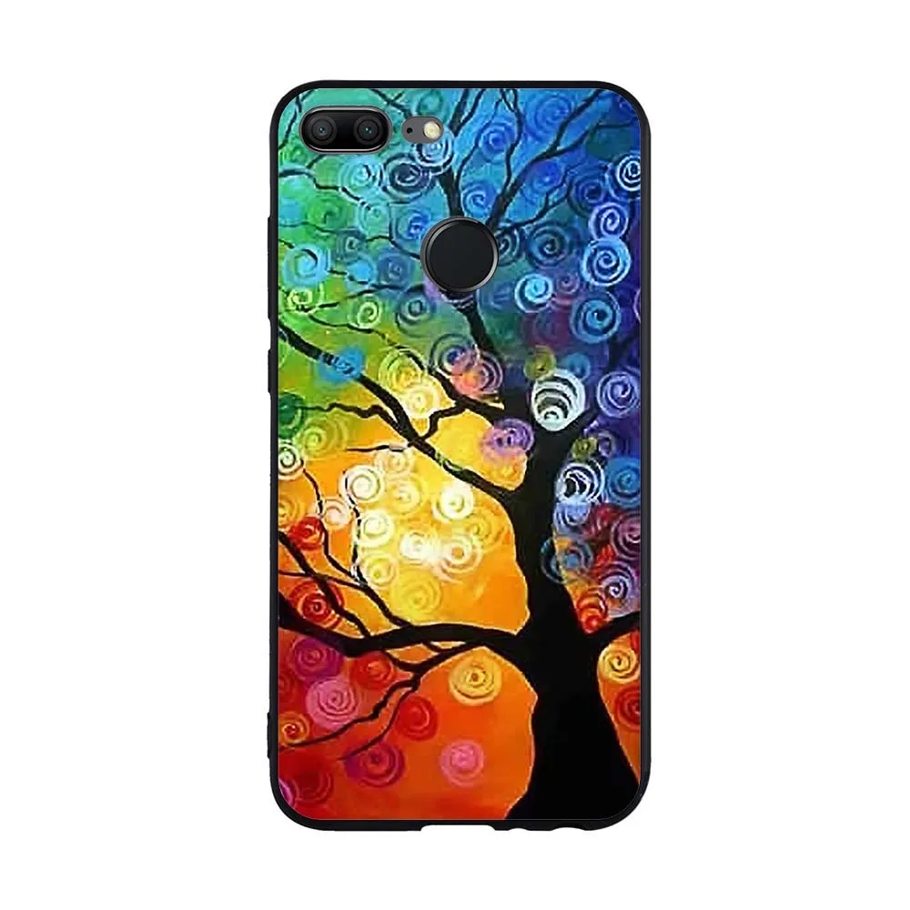 

Case For Huawei Honor 9 Lite Case Silicone Transparent Back Cover For Huawei Honor 9 Lite Case Bumper Coque Soft Coque Cute Cat