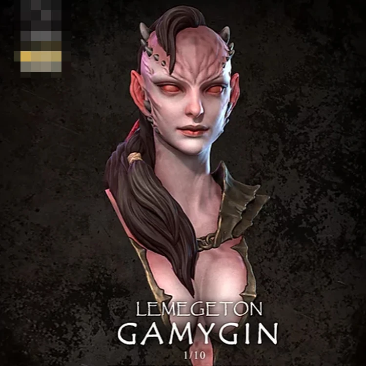 

1/10 Смола Модель бюст GK GAMYGIN научная фантастика тема разобранный и Неокрашенный комплект