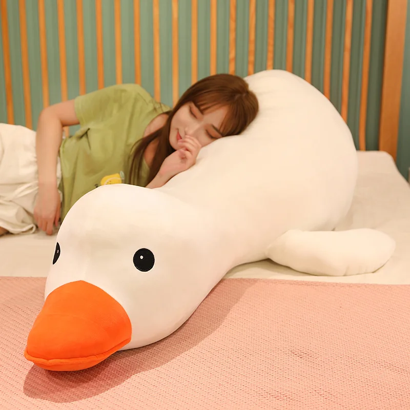 

100cm Plush Goose Toys Big plushieToys Pillow Stuffed Cute Toys Animal Baby Toys For Girls Kawaii Room Decor Children Gifts