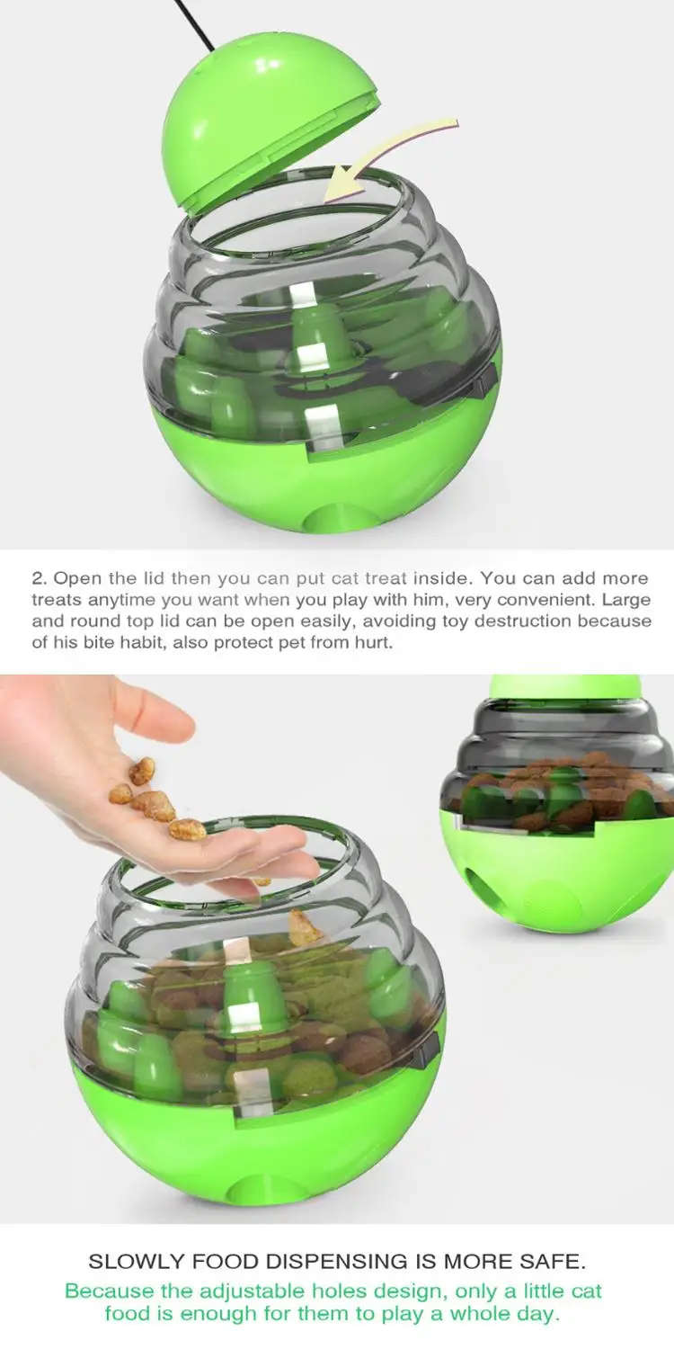 Популярная игрушка для кошек мяч развлечения кошки игрушечный зеленого цвета |