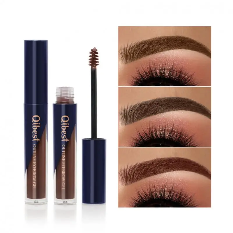 

QIBEST 5 Colors Lasting Waterproof Eyebrow Paste Thick Dyeing Eyebrow Cream Makeup Eyebrow Pen For Women Eyes Makeup Tools TSLM1