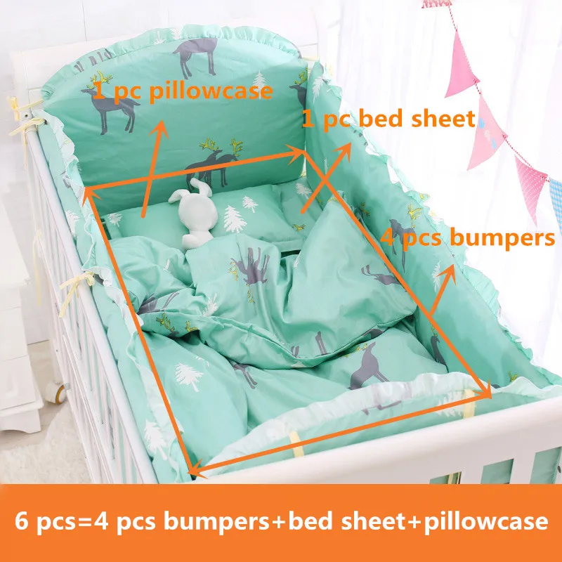 Whashable Детское покрывало для кровати бамперы Постельное белье s Колыбель