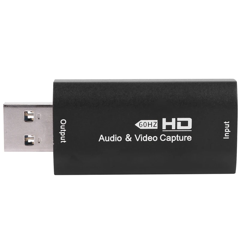 

4K 1080P Video Capture USB 2.0 HDMI Card Audio Video Grabber Portable Record Box for PS4 Game Streaming Teaching