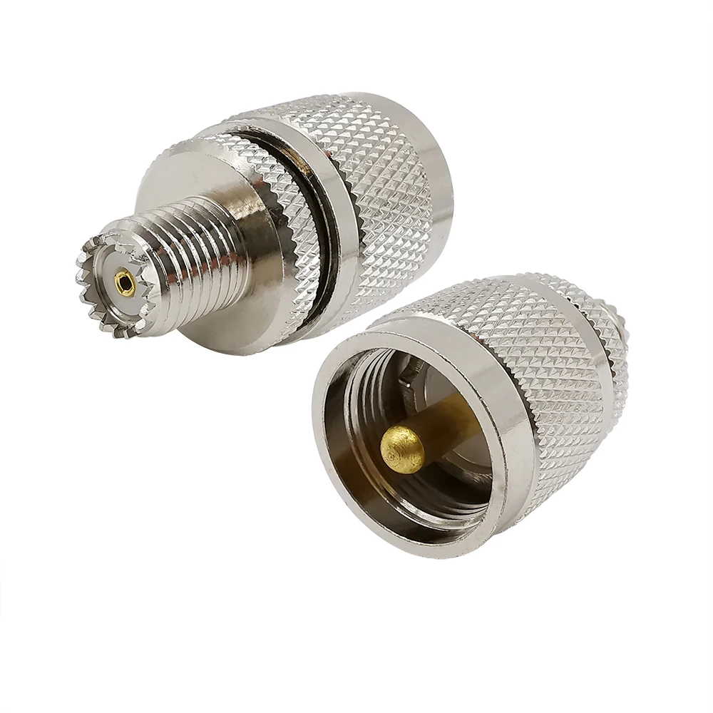 

1 шт мини UHF со штекера на гнездо UHF PL259 PL-259 штекер прямой РЧ коаксиальный адаптер разъем UHF