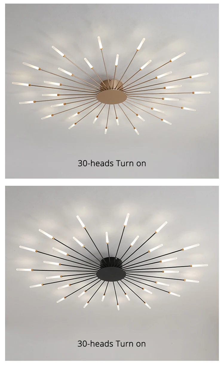Modern Chandeliers Lights LED Luster Indoor Deco Lighting For Bedroom Hall Living Room Iron Acrylic Lamps Fixture Frame 220V chandelier light