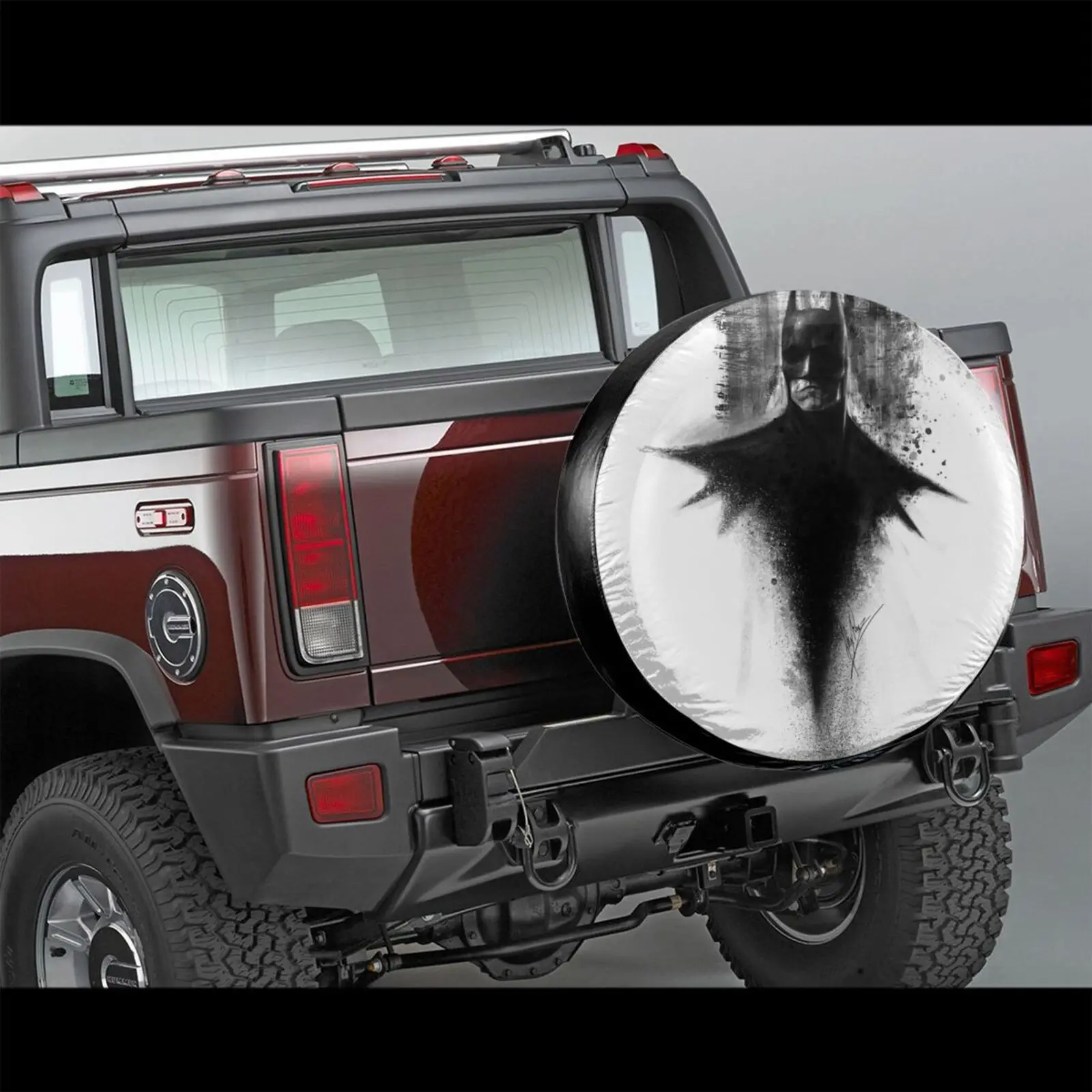 

Аксессуары для автомобиля с 3D-принтом супергероев из аниме, универсальный чехол на колесо для большинства автомобилей, чехол для автомобил...