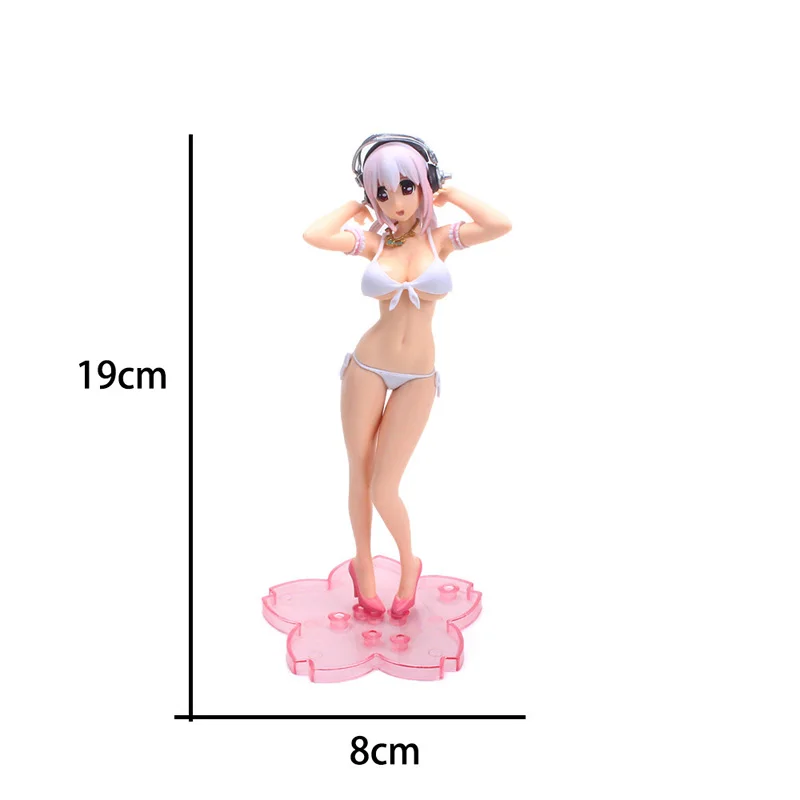 Японское аниме Supersonico сексуальная модель ПВХ экшн-фигурка Супер Sonico Nitro