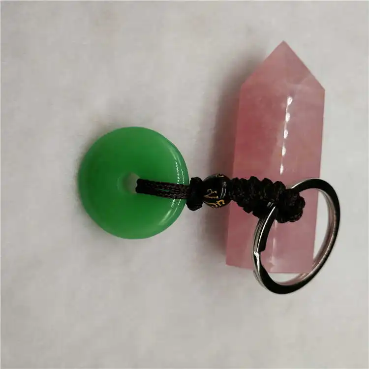 Безопасная Пряжка из натурального зеленого агата натуральный амулет ювелирные