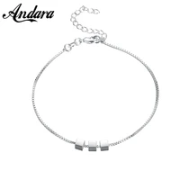 new 925 silver bracelet fashion simple and exquisite silver bracelet for woman wedding wedding jewelry gift