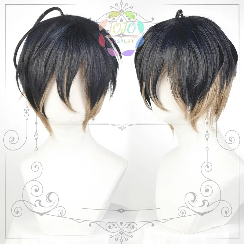 Игра A3! Чёрный градиентный льняной косплей для ролевых игр Usui Masumi термостойкие