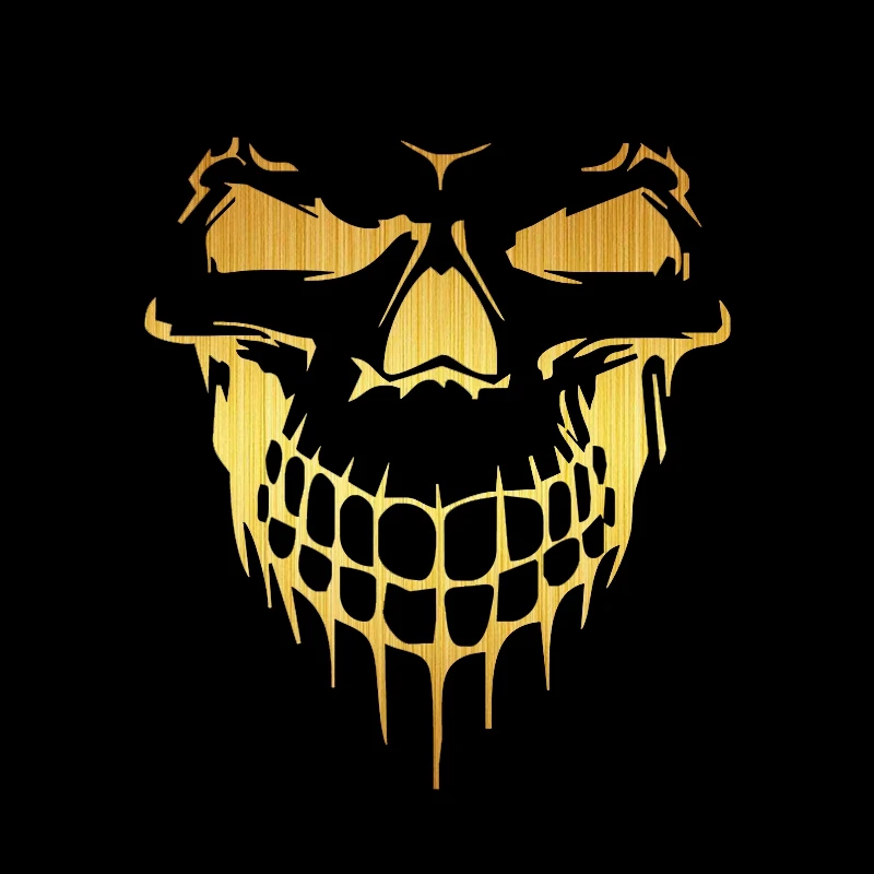 

Car Sticker 15.9*17.7CM Stickers on Car Skull 3D Vinyl Funny Stickers and Decals 2021 Motorcycle Car Styling Decoration