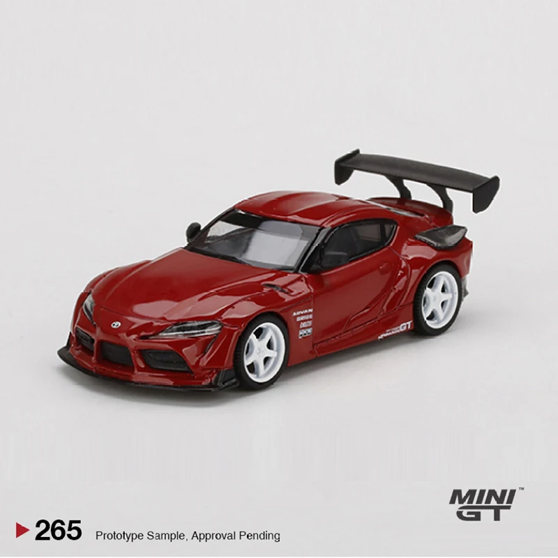 

Model Car 1:64 Pop Toys MINI GT HKS Toyota GR Supra Alloy Model Car Die-cast Vehicle - Renaissance Red LHD