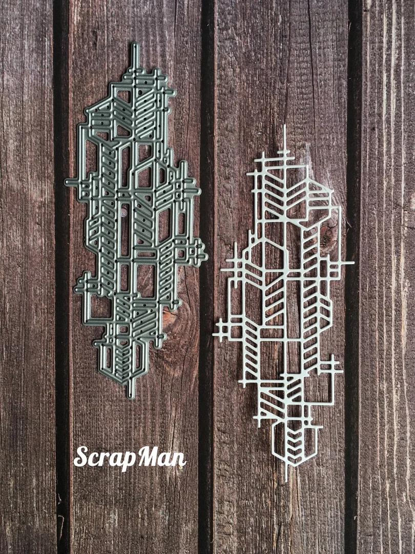

Geometry 16 Metal Cutting Dies Scrapbooking background craft Card Making Embossing Rectangular Pattern