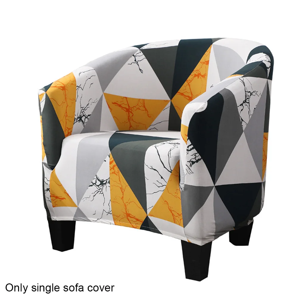 

Armchair Modern Dustproof Stretch Furniture Protector 1 Seat Living Room Sofa Cover Floral Printed Washable Club Chair Slipcover