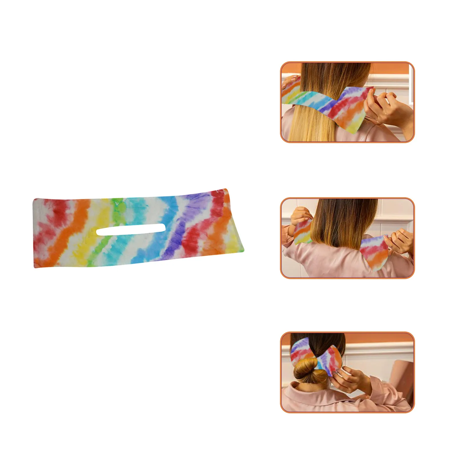 

Fashion Hair Bands Women Summer Knotted Wire Headband Print 3PC
