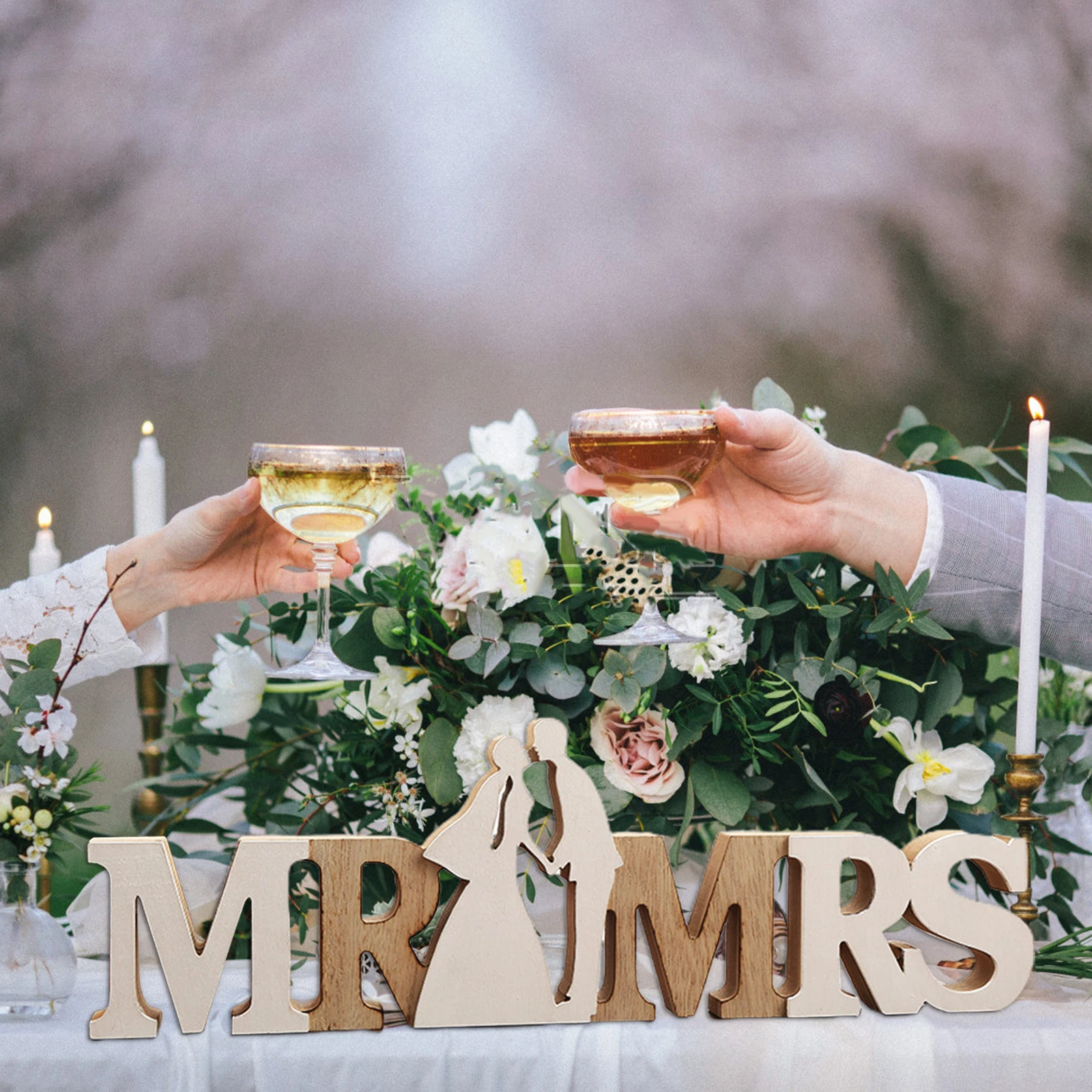 Свадебное украшение деревянные буквы алфавита Mr &amp Mrs для свадебной вечеринки