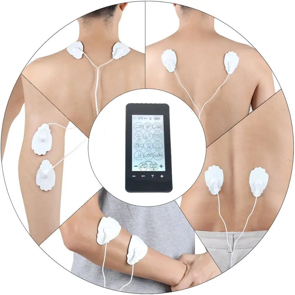 

MQ Digital Meridian Therapy Massager Machine Body Health Care 12 Modes Touch Screen Button Digital Meridian Massage Instrument