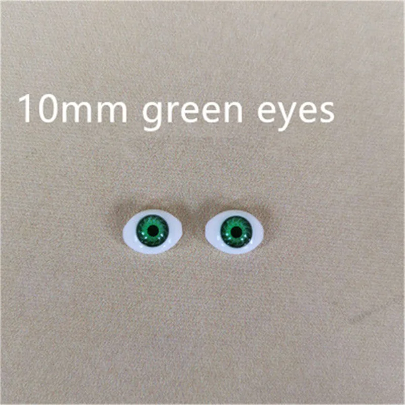 

10 pairs / lot 10MM 14MM 16MM Acrylic Eyes For Reborn Doll Brown Green Grey Color Eyeball For Blyth Dolls Diy BJD Doll Accessory