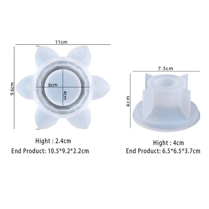 Силиконовый подсвечник в виде лотоса для украшения дома | Дом и сад
