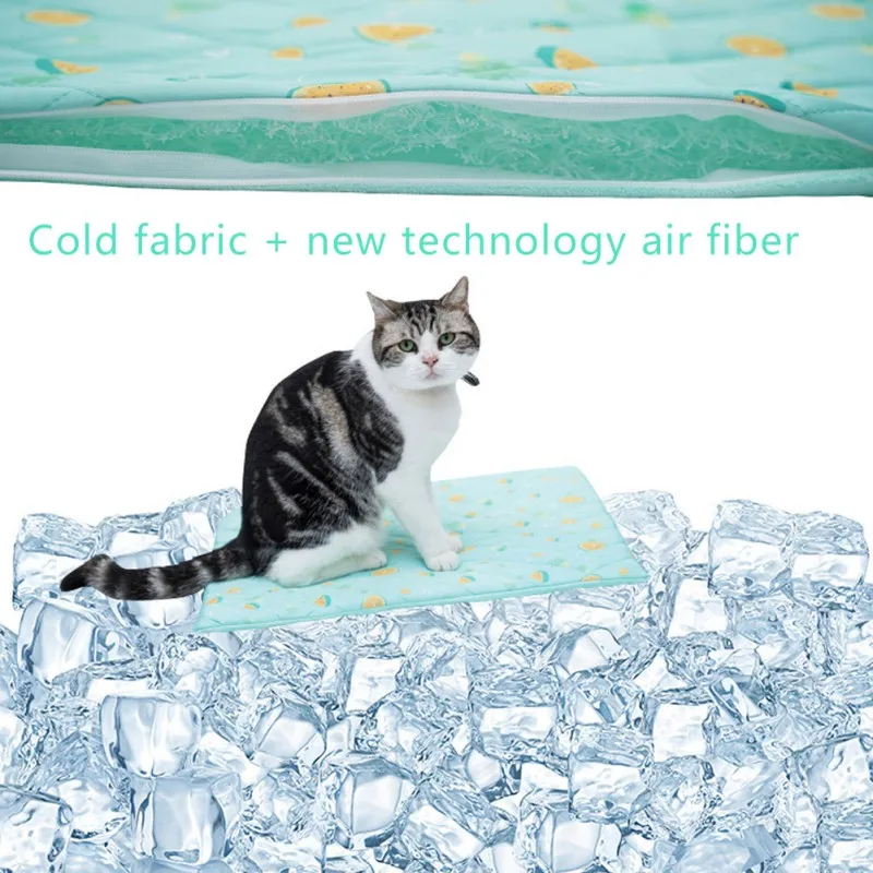 Съемный матрас для домашних животных дышащий всесезонный из воздушного волокна