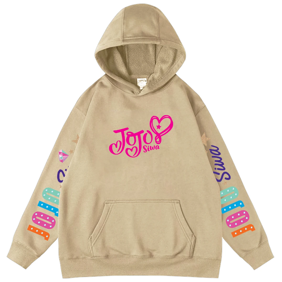 

JoJo Siwa Print Pullover 2021 Autumn Men's Hoodie Sweatshirt Hip Hop Boy Teen Oversized Hoodies Harajuku Popular Long Sleeve Top