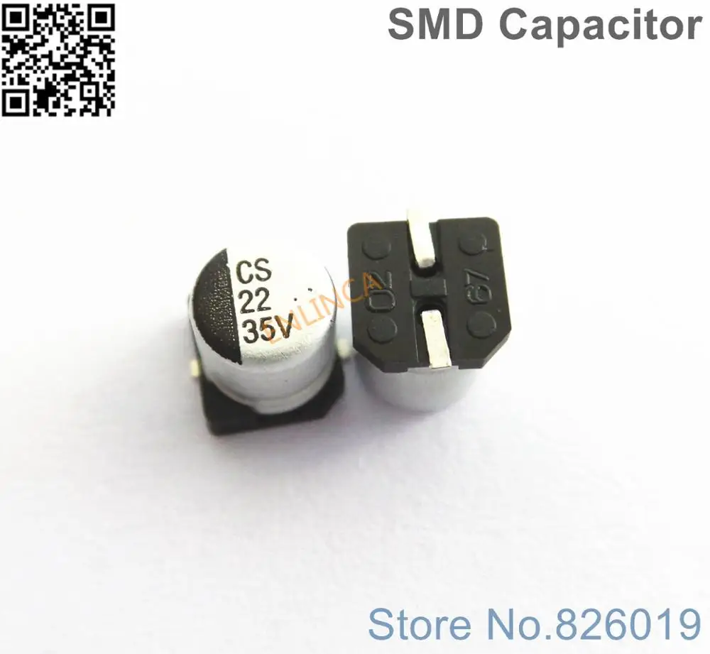 

12 шт./лот 35 в 22 мкФ SMD алюминиевые электролитические конденсаторы Размер 5*5,4 22 мкФ 35 в