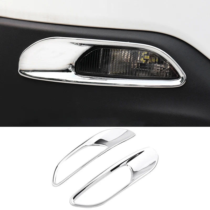 Абс хромированная Защитная панель для переднего и Запуск поворотник позиции