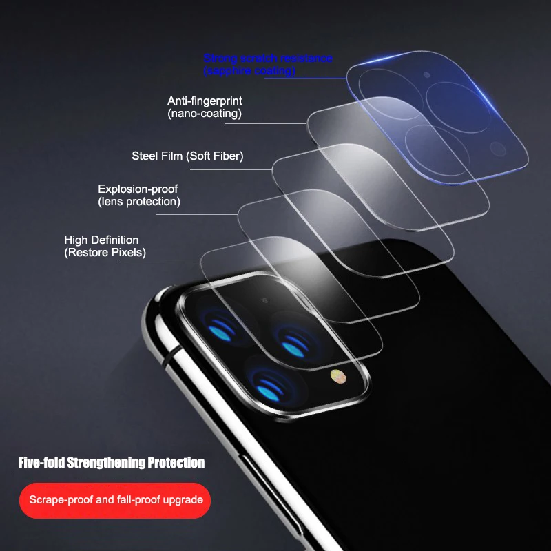 Задняя камера объектив Защита экрана Закаленное стекло пленка для смартфона