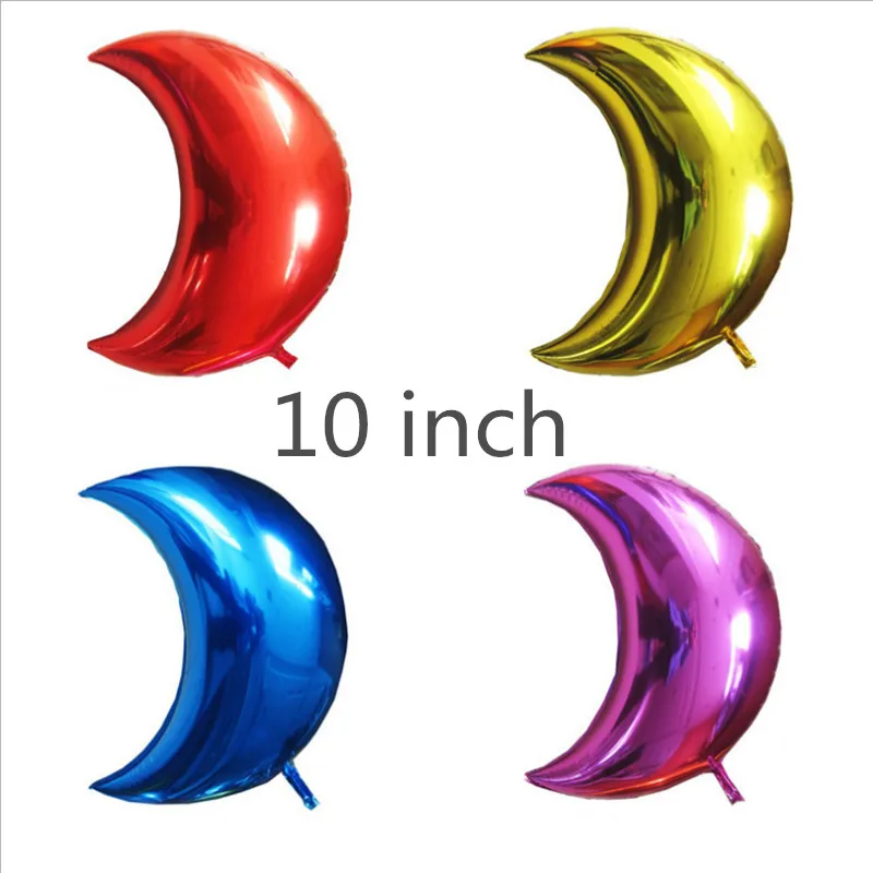 

Party Balloons 5PCS 10-inch Moon Aluminum Film Balloons Wedding Balloons Valentine's Day Love Balloon Decoration Balloons