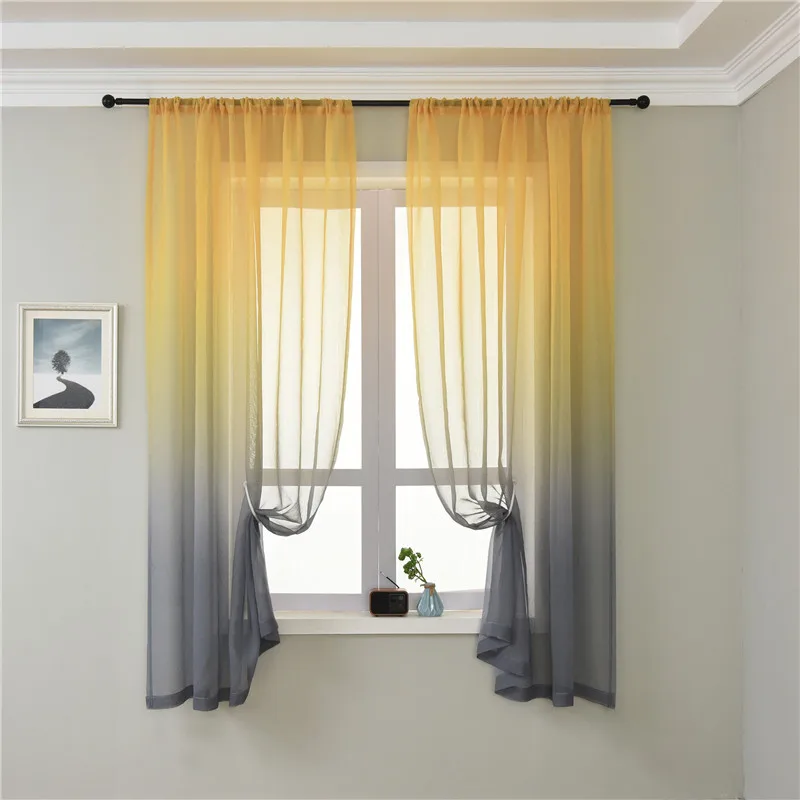 Модная вуаль занавески для гостиной спальни элегантная занавеска Роскошный