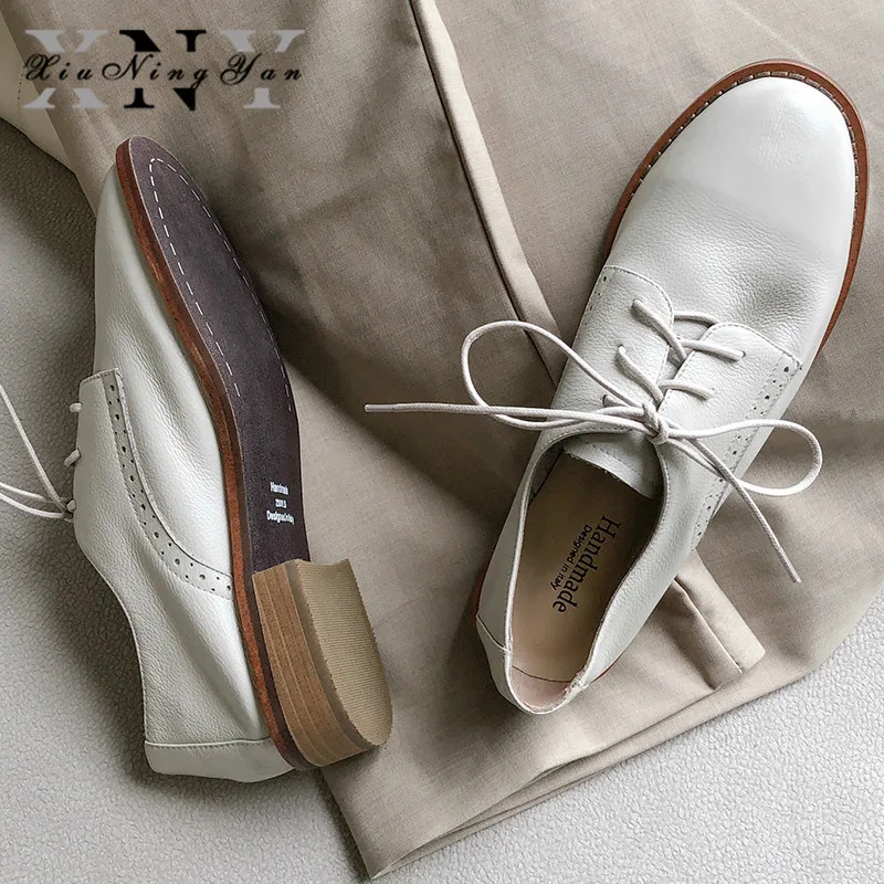 XiuNingYan/Роскошная обувь Женские брендовые туфли из очень мягкой натуральной кожи