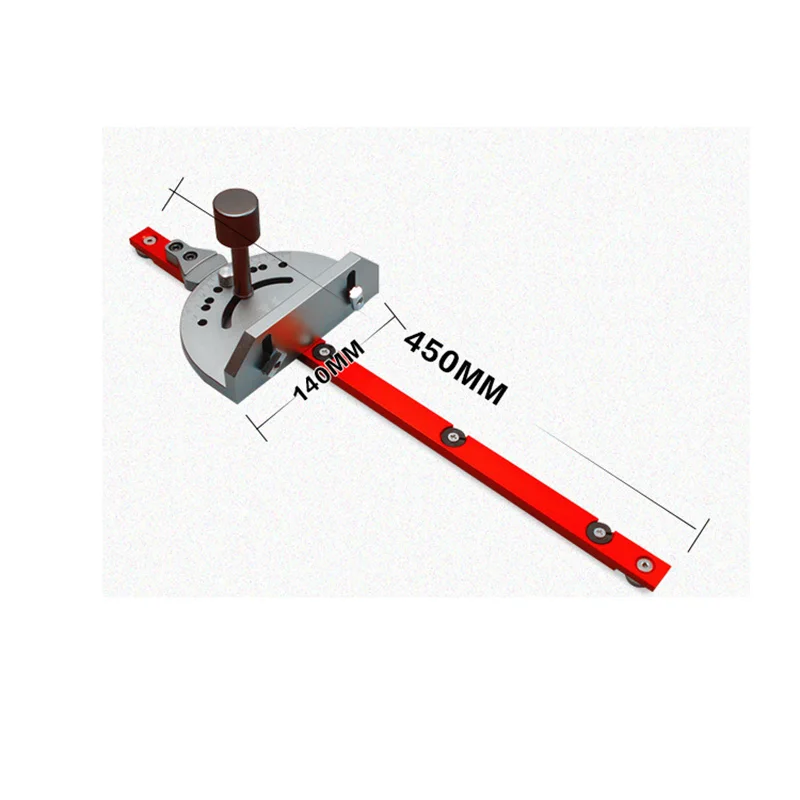 Miter Gauge Алюминиевая угловая Торцовочная линейка; Деревообработка 400 мм аллюминиевый забор для настольной пилы маршрутизатор Деревообработка DIY - Цвет: Miter Gauge