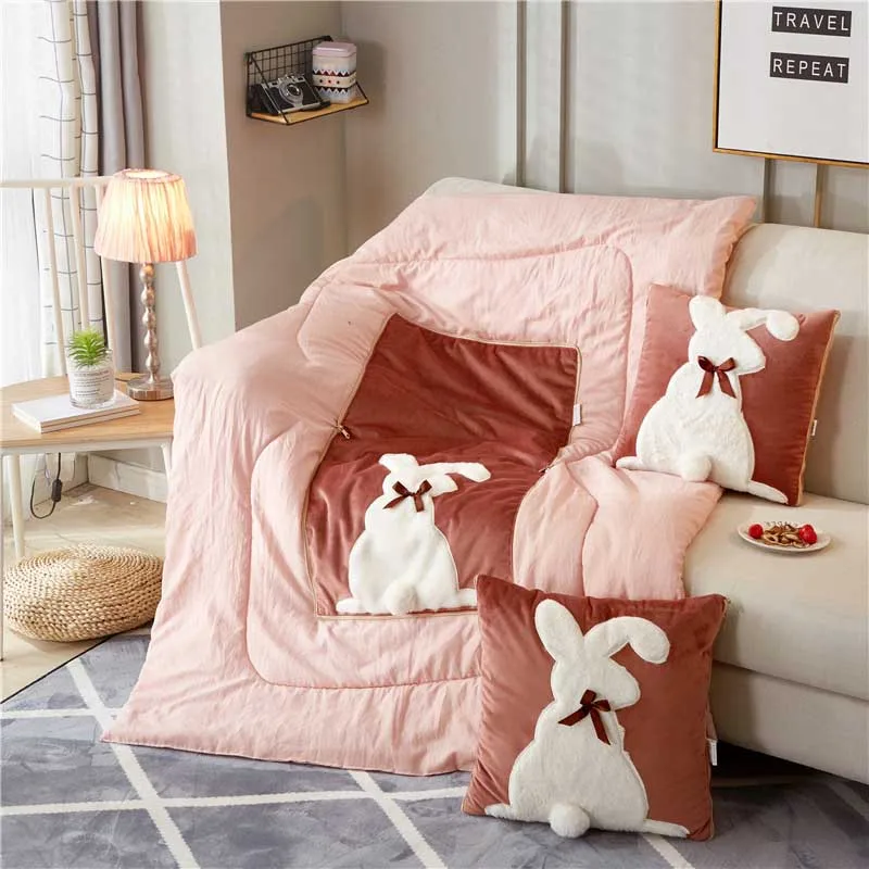 С рисунком кролика Короткие Плюшевые ботинки на спине средства ухода за кожей