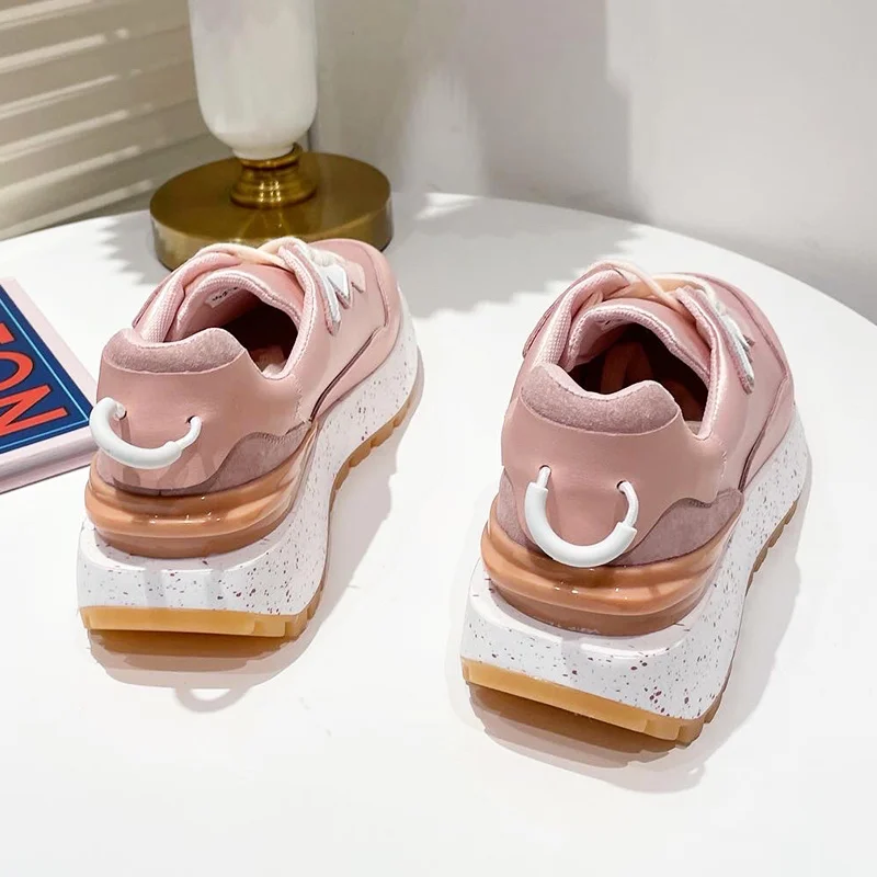 

Elad Halabi 2021Spring Sneakers Women Flat Platform Shoes Fashion Lace-up Breathable mesh Casual Shoes Outdoor sports shoes