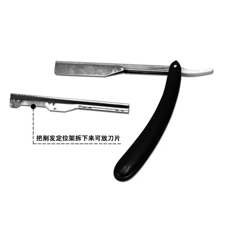 Черный складной держатель для ножей бритья мужские парикмахерские инструменты