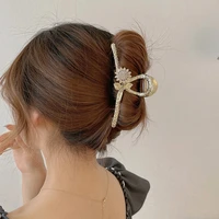 women geometric hair claw girls clamps fashion metal hair crab cross hair clips headband hairpin fashion hair accessories
