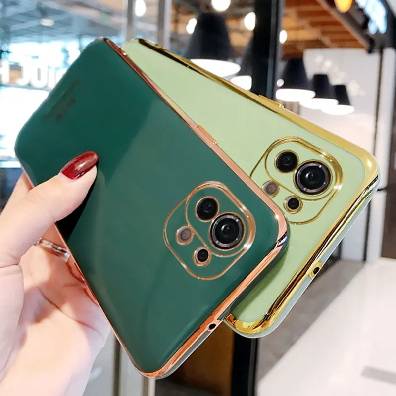 Luxury Silicone Case For Xiaomi Mi 11 phone Case For Xiaomi mi11 Pro Cover Shockproof Stand Holder Case Xiaomi Mi11 Lite Pro