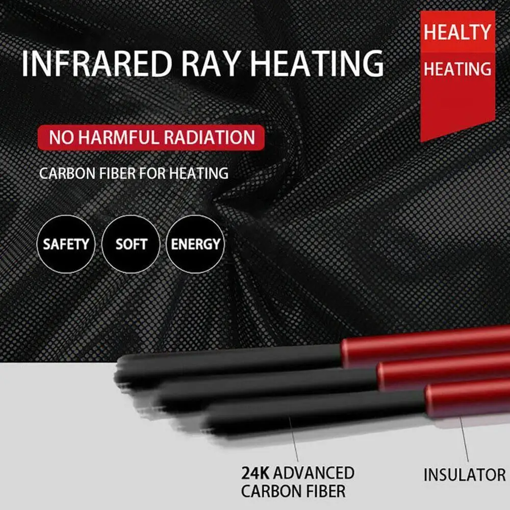 Мужской осенне зимний умный жилет из хлопка с подогревом инфракрасный USB Женский