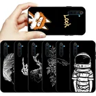 Чехол с аниме для OPPO Realme C21, черный мягкий чехол на Realme 8i 9i GT NEO Q3 8 7 6 5 Pro C11 C12 C17 C21Y, мягкие чехлы-бамперы