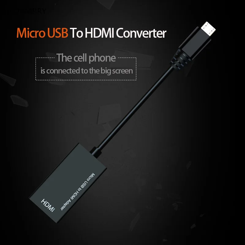 Кабель адаптер Micro USB в HDMI кабель преобразования HD для планшетов и других