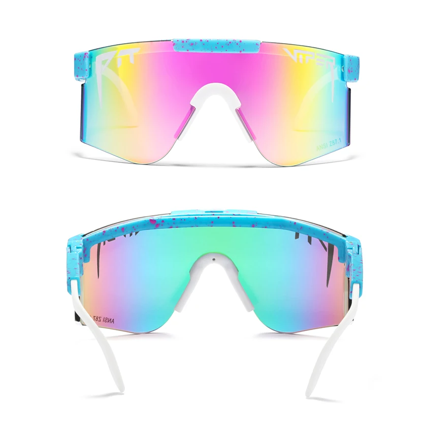 Оригинальные зеркальные солнцезащитные очки Pit viper tr90 с защитой UV400 Z87 + защитные