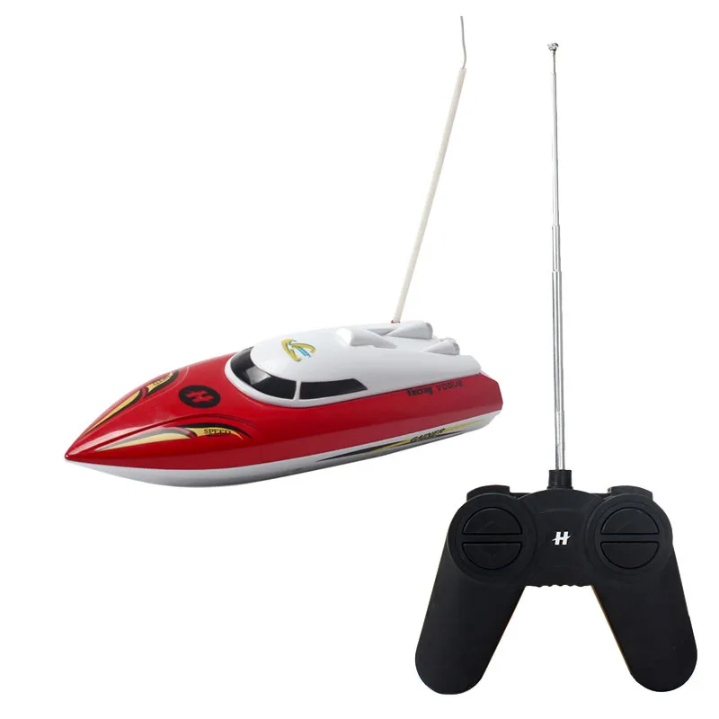 

2 Colors RC Boat Toy High Speed Fast Boat Summer Water Toys Remove Control Mosquito Craft Kids Boys Toys