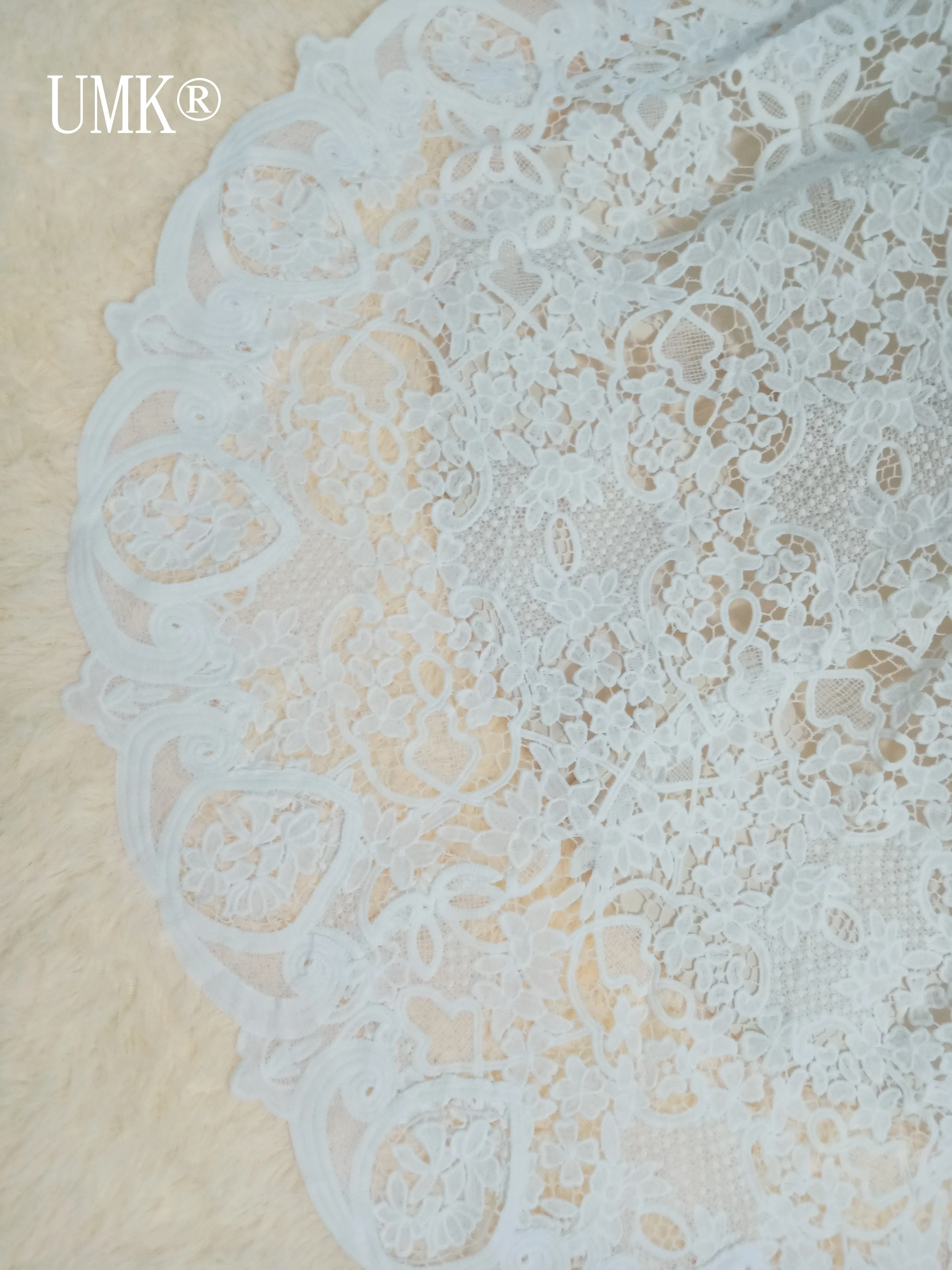 UMK сексуальное кружевное свадебное платье в стиле бохо с юбкой годе бахромой и