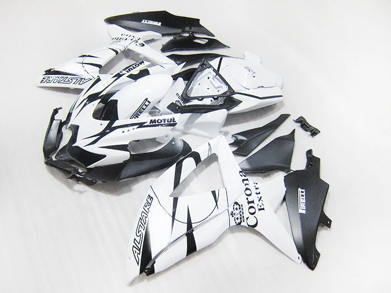 Впрыска ABS обтекатель комплект для Suzuki 2010 2009 2008 GSXR750 K8 GSXR600 GSXR 600 08 09 10 &quotcorona&quot