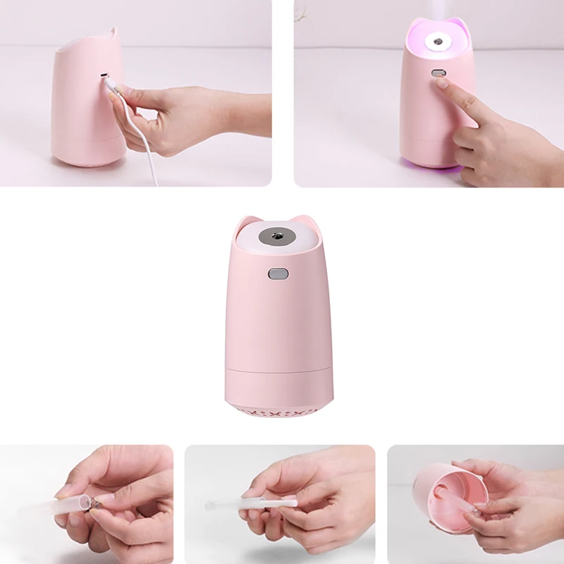 USB-увлажнитель воздуха 280 мл 7 цветов светодиодный ночсветильник автоматическое