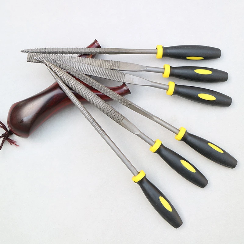 6 шт. 140 мм Мини металический архивный Рашпиль надфиль резьба по дереву