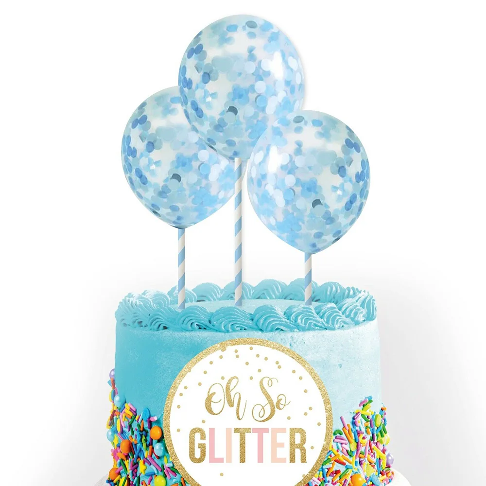 5 дюймов конфетти шары мини торт Топпер вечеринка Декор для свадебного декора |