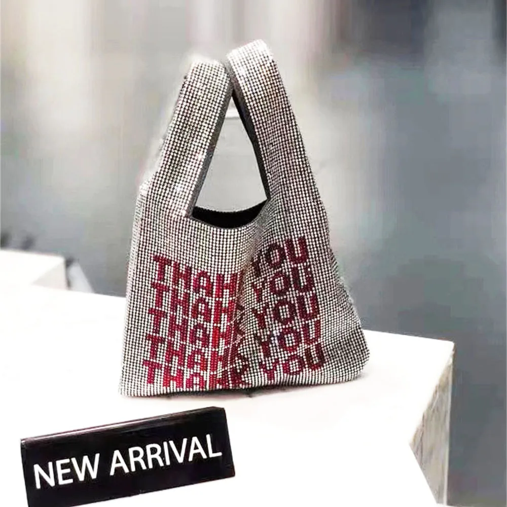 Спасибо сумки с блестками кошелек со стразами клатч дизайнерские ручные от